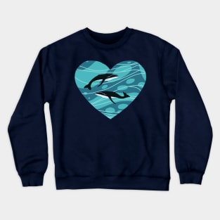 I love Whales Crewneck Sweatshirt